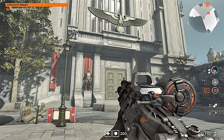 Kto zleca misję: Porozmawiaj z Marią Laurent w kryjówce w katakumbach - Prison Break | Misje poboczne w Wolfenstein Youngblood - Wolfenstein: Youngblood - poradnik do gry