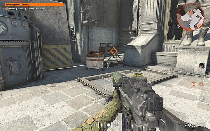 Drugi zestaw dokumentów odnajduje się po przejściu przez tę część ruin gdzie przebywa mech Zitadelle - Investigation Cleanup | Misje poboczne w Wolfenstein Youngblood - Wolfenstein: Youngblood - poradnik do gry