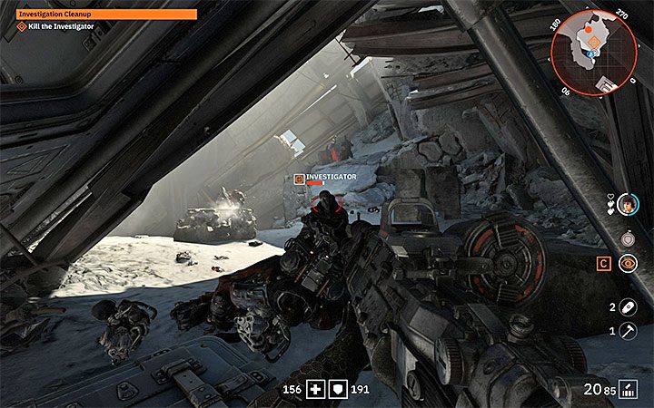Kolejny cel misji to zamordowanie śledczego (Investigator) - Investigation Cleanup | Misje poboczne w Wolfenstein Youngblood - Wolfenstein: Youngblood - poradnik do gry