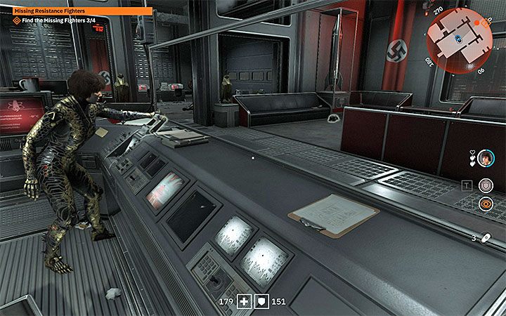 Czwarte ciało jest w archiwum, w którym w głównym rajdzie walczyłeś z bossem Bruder 3 - Missing Resistance Fighters | Misje poboczne w Wolfenstein Youngblood - Wolfenstein: Youngblood - poradnik do gry