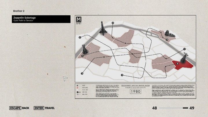 Po wykonaniu misji możesz wrócić, do większości lokacji - Czy można powtarzać ukończone misje w Wolfenstein Youngblood? - Wolfenstein: Youngblood - poradnik do gry