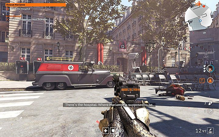 Kto zleca misję: Porozmawiaj z Anais Fontaine w kryjówce w katakumbach - Rescue Marianne | Misje poboczne w Wolfenstein Youngblood - Wolfenstein: Youngblood - poradnik do gry