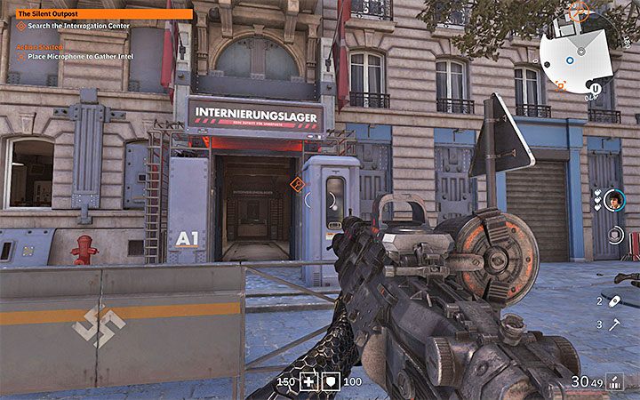 Druga część misji zakłada zinfiltrowania centrum przesłuchań (Interrogation Center) - The Silent Outpost | Misje poboczne w Wolfenstein Youngblood - Wolfenstein: Youngblood - poradnik do gry