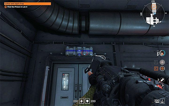 Kieruj się w stronę pomieszczenia ze sferą - Lothar and Jujus Trap | Misje poboczne w Wolfenstein Youngblood - Wolfenstein: Youngblood - poradnik do gry