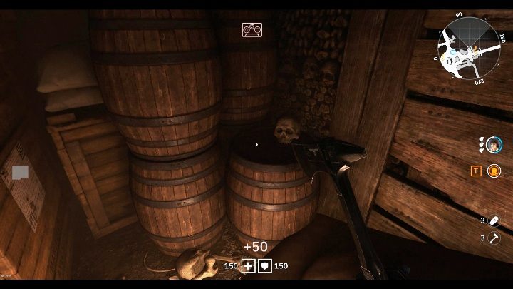 W jednym z pomieszczeni, na górze metra znajdziesz dużą ilość beczek - Catacombs | Sekrety w Wolfenstein Youngblood - Wolfenstein: Youngblood - poradnik do gry