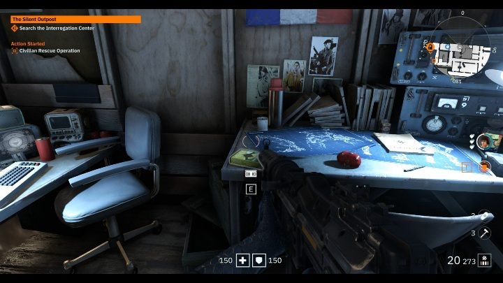 Na biurku pełnym projektów znajdziesz jedną z kaset - Areszt polityczny nr 4 / Detention Area | Sekrety w Wolfenstein Youngblood - Wolfenstein: Youngblood - poradnik do gry