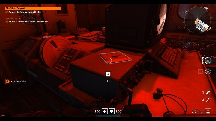 W pokoju pełnym komputerów świeci się czerwone światło - Mały Berlin / Little Berlin | Sekrety w Wolfenstein Youngblood - Wolfenstein: Youngblood - poradnik do gry