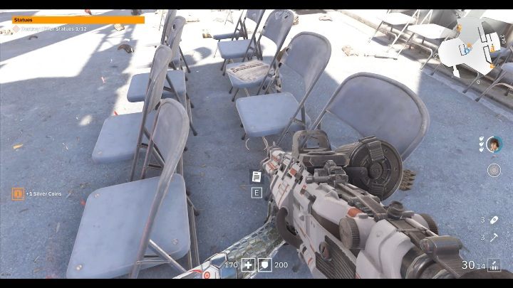 Gazetę znajdziesz na krzesłach postawionych przed miejscem do przemówień - Mały Berlin / Little Berlin | Sekrety w Wolfenstein Youngblood - Wolfenstein: Youngblood - poradnik do gry