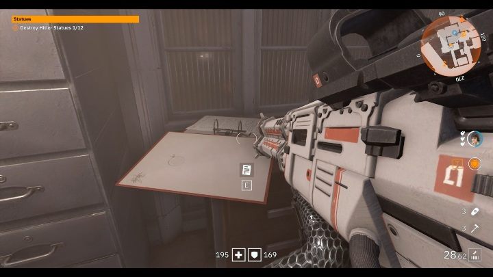 Pod czerwonym segregatorem czeka na ciebie notatka - Mały Berlin / Little Berlin | Sekrety w Wolfenstein Youngblood - Wolfenstein: Youngblood - poradnik do gry