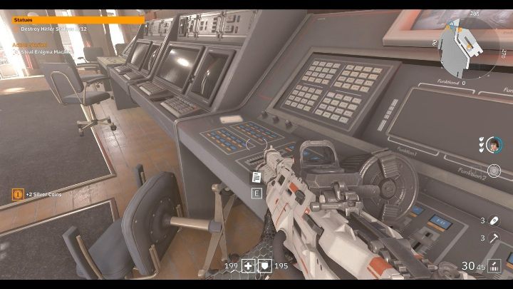 Na maszynach ustawionych na pierwszym piętrze kamienicy znajdziesz list - Mały Berlin / Little Berlin | Sekrety w Wolfenstein Youngblood - Wolfenstein: Youngblood - poradnik do gry