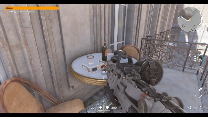 Okulary te czekają na ciebie na małym stoliku, ułożonym na balkonie - Mały Berlin / Little Berlin | Sekrety w Wolfenstein Youngblood - Wolfenstein: Youngblood - poradnik do gry