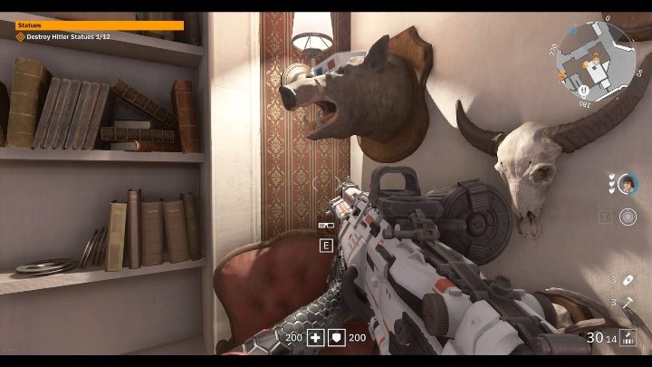 Na wypchanej głowie dzika znajdziesz okulary 3D - Mały Berlin / Little Berlin | Sekrety w Wolfenstein Youngblood - Wolfenstein: Youngblood - poradnik do gry