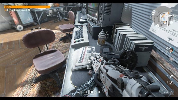 Gazetę znajdziesz na jednym z biurek ułożonych koło małej szatni - Bulwar Zwycięstwa | Sekrety w Wolfenstein Youngblood - Wolfenstein: Youngblood - poradnik do gry