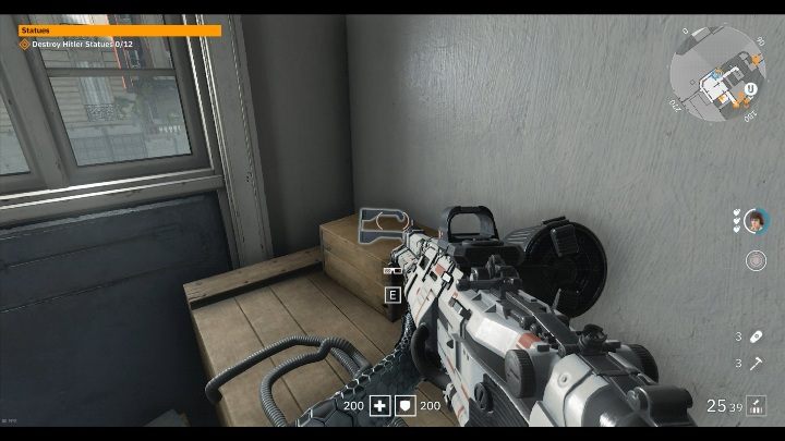 Na skrzyniach ustawionych na końcu korytarza znajdziesz okulary - Bulwar Zwycięstwa | Sekrety w Wolfenstein Youngblood - Wolfenstein: Youngblood - poradnik do gry