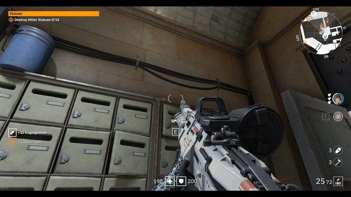 Na skrzynkach na listy leżą okulary - Bulwar Zwycięstwa | Sekrety w Wolfenstein Youngblood - Wolfenstein: Youngblood - poradnik do gry