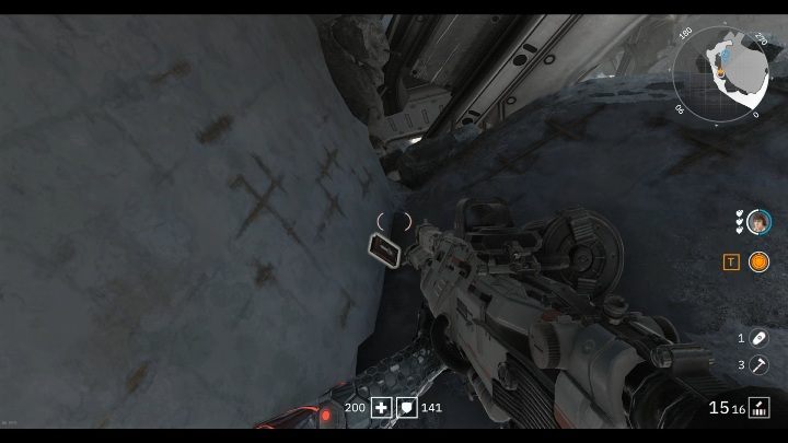 Na zgliszczach jednego z budynków znajdziesz czarną okładkę - Brat 3 | Sekrety w Wolfenstein Youngblood - Wolfenstein: Youngblood - poradnik do gry