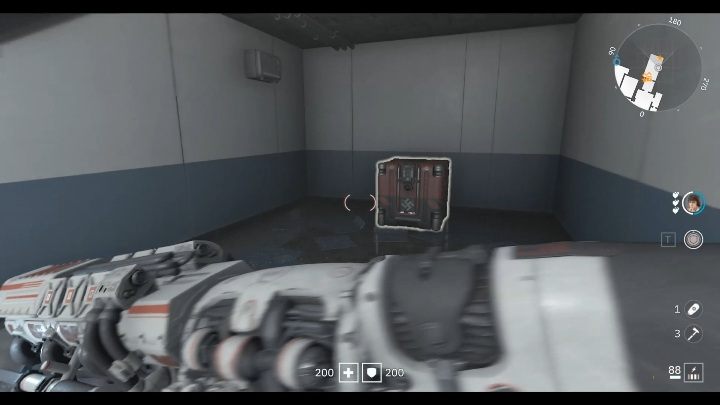 Czwartą skrzynię znajdziesz na samym dole klatki schodowej - Brat 3 | Sekrety w Wolfenstein Youngblood - Wolfenstein: Youngblood - poradnik do gry
