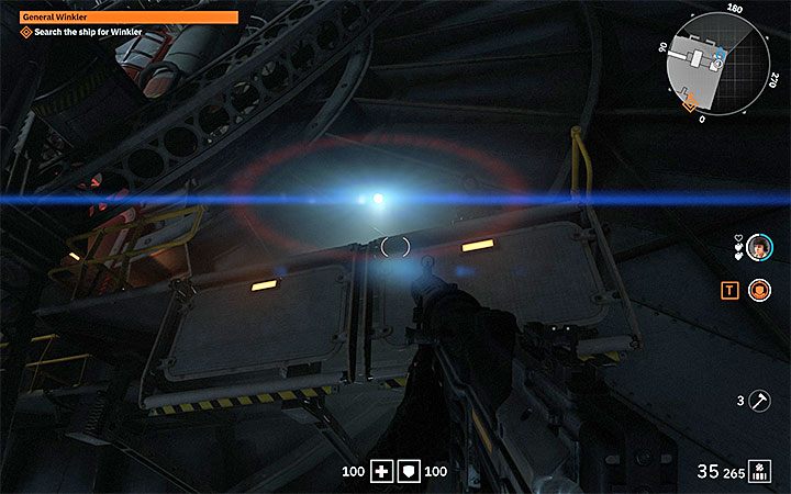 Znajdziesz się w szybie windy i po raz pierwszy musisz tu zacząć korzystać z podwójnych skoków (Power Jumps) - Der Nachtfalter | Solucja Wolfenstein Youngblood - Wolfenstein: Youngblood - poradnik do gry