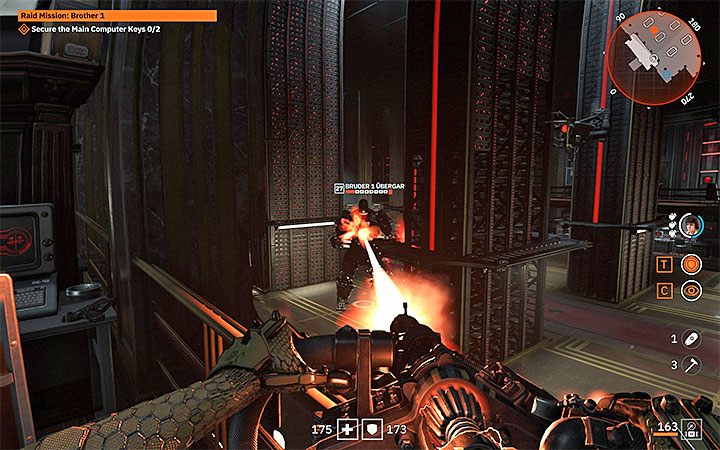 Tuż po wkroczeniu do archiwów rozpocznie się walka z bossem - Bruder 1 Ubergarde - Raid Mission: Brother 1 | Solucja Wolfenstein Youngblood - Wolfenstein: Youngblood - poradnik do gry