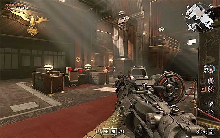 Jeśli chcesz możesz od razu opuścić to miejsce polegając na opcji szybkiej podróży i przenosząc się do Katakumb - Raid Mission: Brother 1 | Solucja Wolfenstein Youngblood - Wolfenstein: Youngblood - poradnik do gry