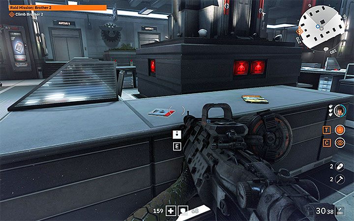 Nie możesz od razu wyjść z loży, bo przy drzwiach na przeciwległym końcu sali jest klawiatura do wprowadzeniu kodu - Raid Mission: Brother 2 | Solucja Wolfenstein Youngblood - Wolfenstein: Youngblood - poradnik do gry