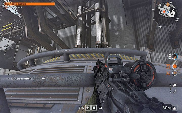 Niedługo po otwarciu drzwi dotrzesz na zewnętrzne balkoniki - Raid Mission: Brother 2 | Solucja Wolfenstein Youngblood - Wolfenstein: Youngblood - poradnik do gry