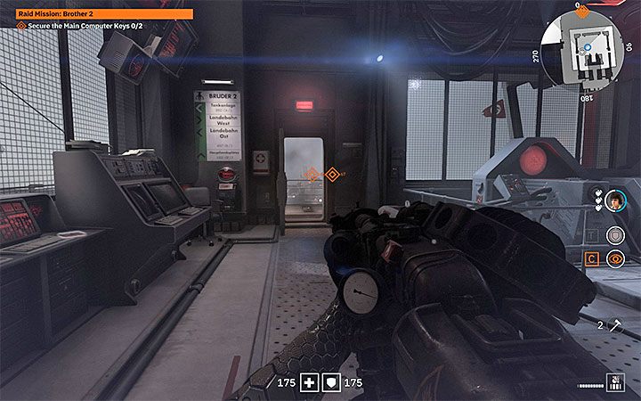 W nowym pomieszczeniu przebywa pojedyncza grupa przeciwników - Raid Mission: Brother 2 | Solucja Wolfenstein Youngblood - Wolfenstein: Youngblood - poradnik do gry