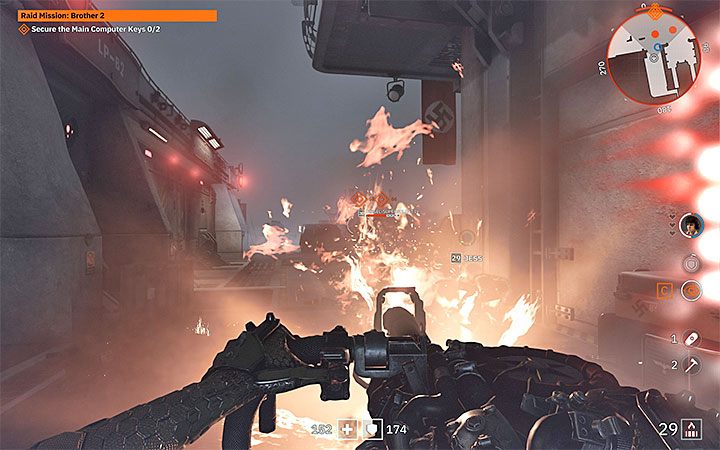 Oprócz głównego bossa musisz też pokonać co najmniej 1 Diesel Supersoldata oraz towarzyszące mu drony - Raid Mission: Brother 2 | Solucja Wolfenstein Youngblood - Wolfenstein: Youngblood - poradnik do gry