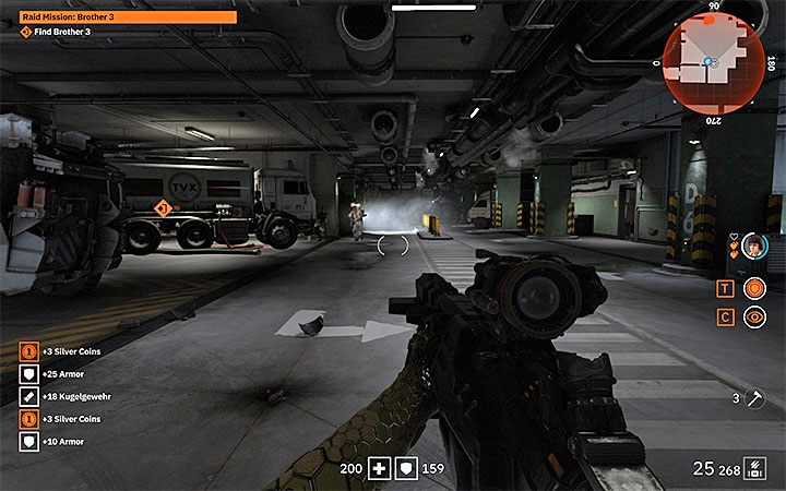 Po prawej stronie jest wyjście z pomieszczenia i dotrzesz na parking podziemny - Raid Mission: Brother 2 | Solucja Wolfenstein Youngblood - Wolfenstein: Youngblood - poradnik do gry