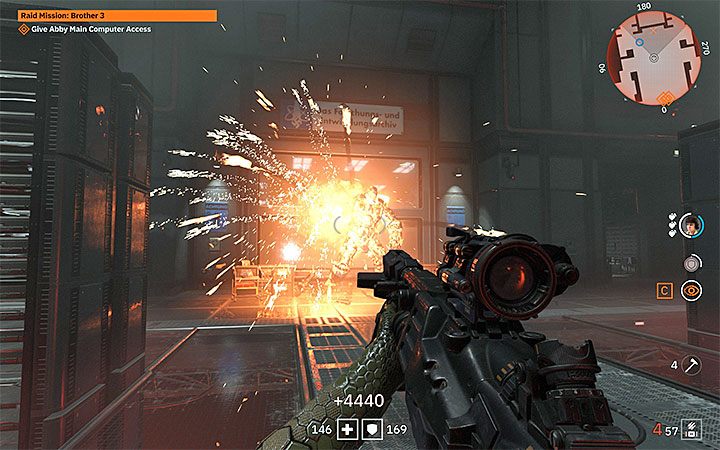 W trakcie walk nie zapominaj o ścisłej współpracy między siostrami - Raid Mission: Brother 3 | Solucja Wolfenstein Youngblood - Wolfenstein: Youngblood - poradnik do gry