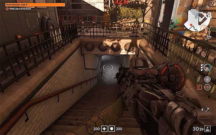 Po dotarciu po raz pierwszy do Siegturm Plaza rozejrzyj się w pobliżu miejsca startu - Raid Mission Lab X | Solucja Wolfenstein Youngblood - Wolfenstein: Youngblood - poradnik do gry