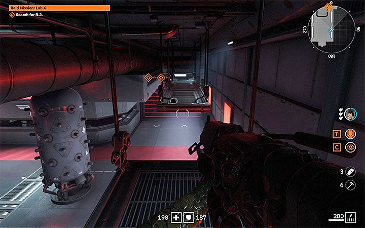 W pierwszym pomieszczeniu bazy zacznij od zabicia naukowca - Raid Mission Lab X | Solucja Wolfenstein Youngblood - Wolfenstein: Youngblood - poradnik do gry
