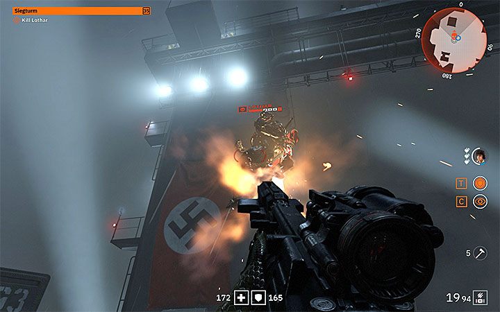 Lothar co pewien czas może powracać do dolnej części dachu - Raid Mission Lab X | Solucja Wolfenstein Youngblood - Wolfenstein: Youngblood - poradnik do gry