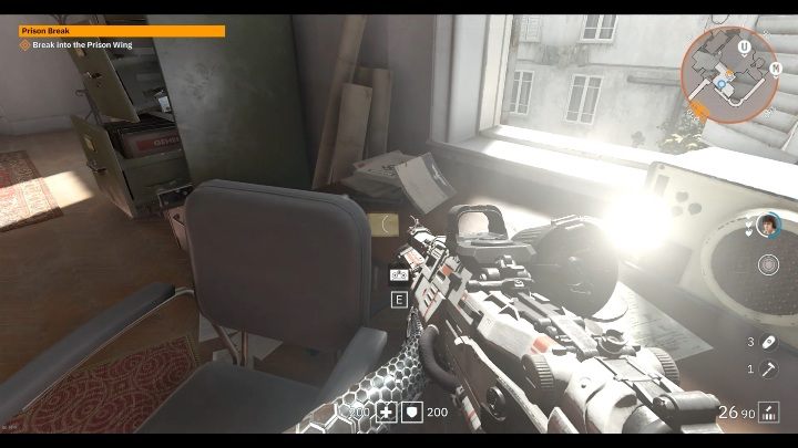 Niebieską kasetę znajdziesz na biurku, koło sterty rozrzuconych książek - Brat 1 | Sekrety w Wolfenstein Youngblood - Wolfenstein: Youngblood - poradnik do gry