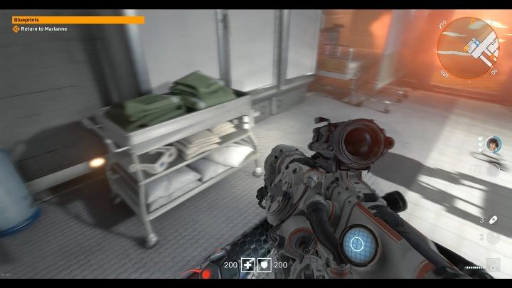 W podziemnym przejściu jest mały pokój, cały w białych kaflach - Brat 1 | Sekrety w Wolfenstein Youngblood - Wolfenstein: Youngblood - poradnik do gry