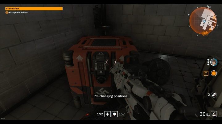 Skrzynię tę znajdziesz w zamkniętym pomieszczeniu, które możesz otworzyć za pomocą laserowej broni - Brat 1 | Sekrety w Wolfenstein Youngblood - Wolfenstein: Youngblood - poradnik do gry