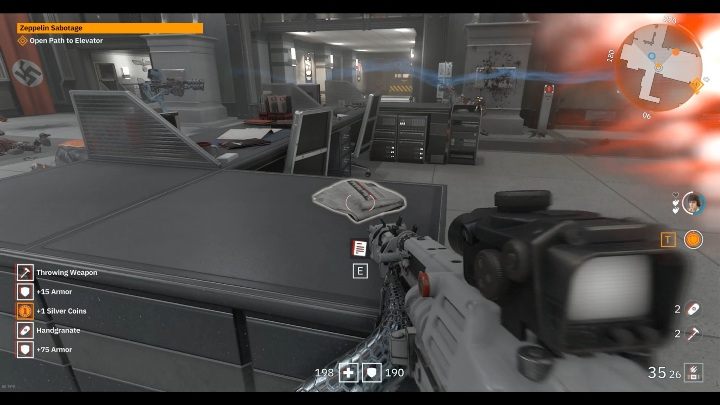 Gazeta leży na biurku, pośrodku gabinetu, w którym toczysz walki - Brat 2 | Sekrety w Wolfenstein Youngblood - Wolfenstein: Youngblood - poradnik do gry