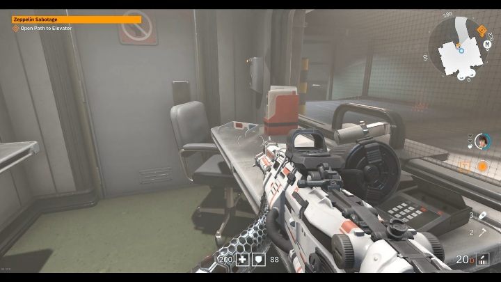 W zamkniętej recepcji znajdziesz okulary 3D - Brat 2 | Sekrety w Wolfenstein Youngblood - Wolfenstein: Youngblood - poradnik do gry