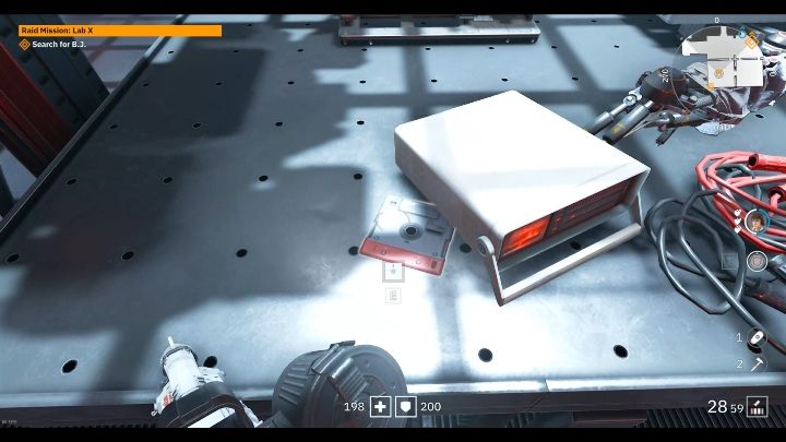 Drugą dyskietkę znajdziesz w pokoju pełnym narzędzi i kabli - Lab X | Sekrety w Wolfenstein Youngblood - Wolfenstein: Youngblood - poradnik do gry