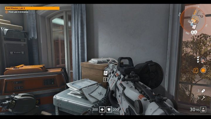 Na drewnianym pudełku leży gazeta - Lab X | Sekrety w Wolfenstein Youngblood - Wolfenstein: Youngblood - poradnik do gry