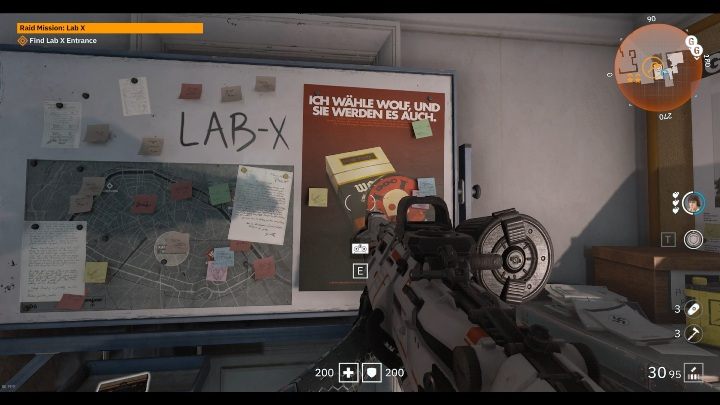 Kasetę znajdziesz również koło tablicy pełnej planów w Laboratorium X - Lab X | Sekrety w Wolfenstein Youngblood - Wolfenstein: Youngblood - poradnik do gry