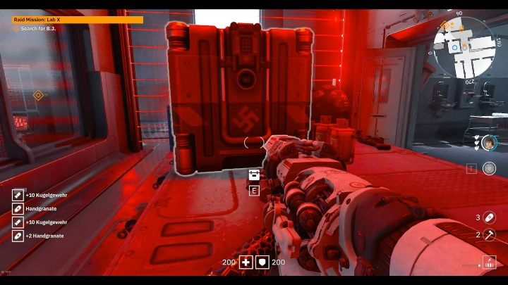 W otwartym pokoju znajdziesz skrzynię - Lab X | Sekrety w Wolfenstein Youngblood - Wolfenstein: Youngblood - poradnik do gry