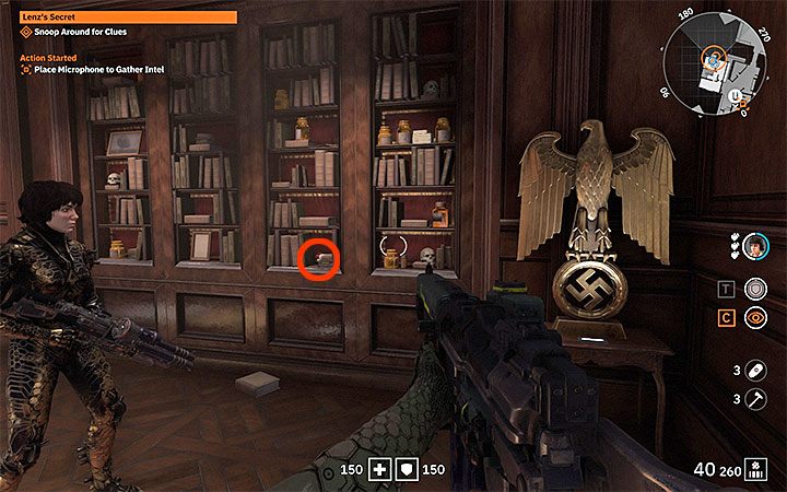 Wewnątrz budynku spotkasz co najmniej dwóch żołnierzy i jeśli masz na to ochotę to możesz ich obu łatwo zabić z ukrycia - Lenzs Secret | Misje poboczne w Wolfenstein Youngblood - Wolfenstein: Youngblood - poradnik do gry