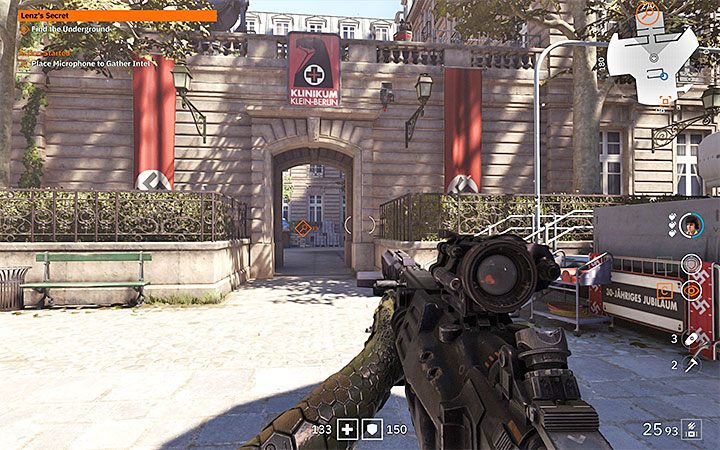 Musisz teraz dotrzeć do szpitala zlokalizowanego w tej samej dzielnicy - Lenzs Secret | Misje poboczne w Wolfenstein Youngblood - Wolfenstein: Youngblood - poradnik do gry