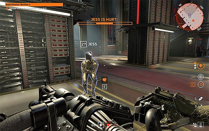 Bruder 1 podobnie jak Supersoldaci jest w stanie wyprowadzać szarże - Bruder 1 Ubergarde | Bossowie w Wolfenstein Youngblood - Wolfenstein: Youngblood - poradnik do gry