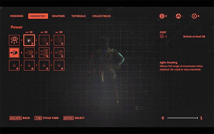 Domyślnie kamuflaż pozwala skradać się w pozycji przykucniętej i szybko się wyczerpuje, ale dostępne są jego trzy ulepszenia - Jak załączyć kamuflaż w Wolfenstein Youngblood? - Wolfenstein: Youngblood - poradnik do gry