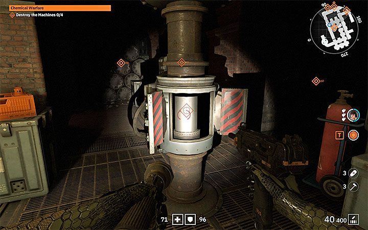 Podziemia przypominają trochę labirynt, ale nie są bardzo rozległe - Chemical Warfare | Misje poboczne w Wolfenstein Youngblood - Wolfenstein: Youngblood - poradnik do gry