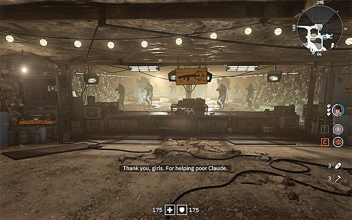 Dodatkowa uwaga: Uratowanie Claudea odblokowało dostęp do strzelnicy w kryjówce ruchu oporu - Claude the Armourer | Misje poboczne w Wolfenstein Youngblood - Wolfenstein: Youngblood - poradnik do gry