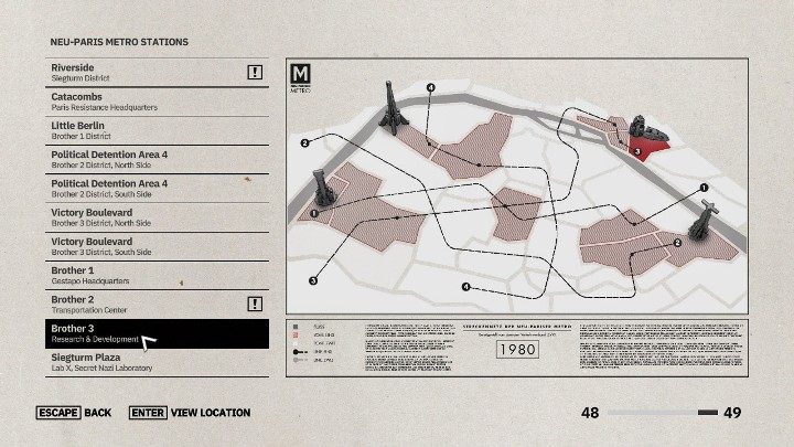 W Wolfenstein: Youngblood możesz używać opcji szybkiej podróży - Eksploracja i znajdzki w Wolfenstein Youngblood - Wolfenstein: Youngblood - poradnik do gry
