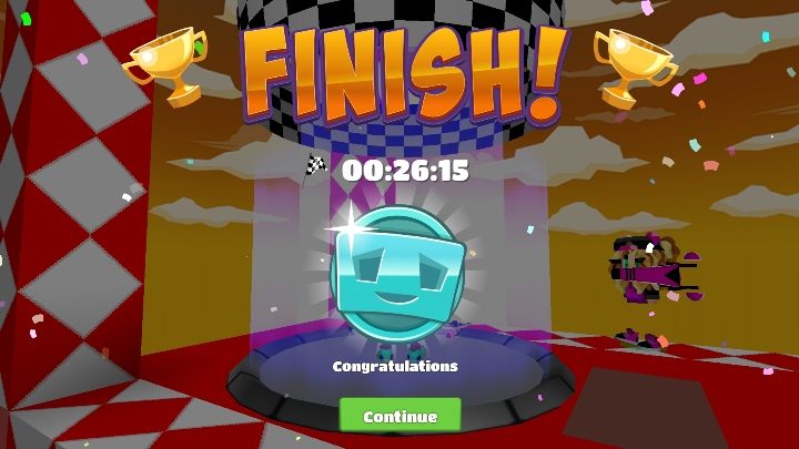 Im szybciej uda ci się ukończyć trasę, tym więcej otrzymasz monet i punktów doświadczenia - Krok 8 - parkour w BlockStarPlanet - BlockStarPlanet - poradnik do gry